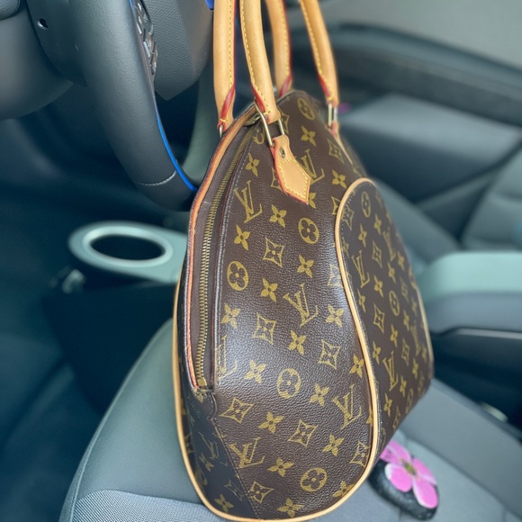 🌸NEW Vachetta💖Auth Louis Vuitton Ellipse tote MM - Picture 6 of 16